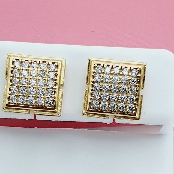 "925 Sterling Silver Cubic Zirconia Earrings, U19254616 - Picture 3 of 11